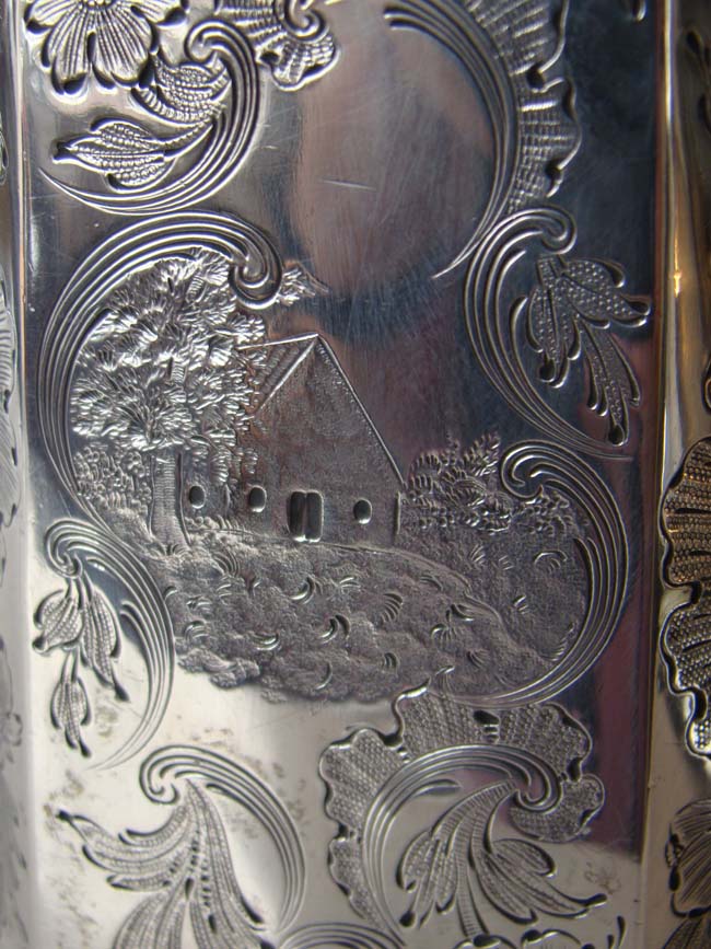 A historically important coin silver teapot presented to the Capt. of the Steamship ALABAMA in 1841 — image 4